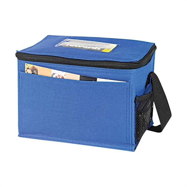 Six pack cooler lunch bag with ID holder.... from ASI 31517 Admart Products / Admart Line
