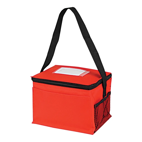 Six pack cooler lunch bag with ID holder.... from ASI 31517 Admart Products / Admart Line