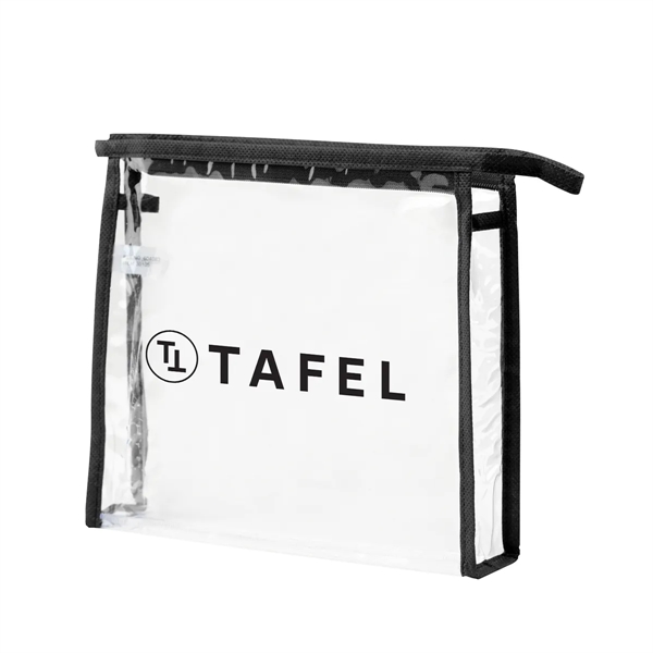 Clear PVC toiletry bag with zippered main compartment.... from ASI 61125 Hit Promotional Products / Hit®