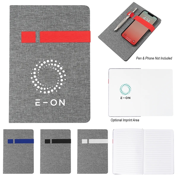 80 page lined notebook with a cover made from post-consumer recycled... from ASI 61125 Hit Promotional Products / Hit®