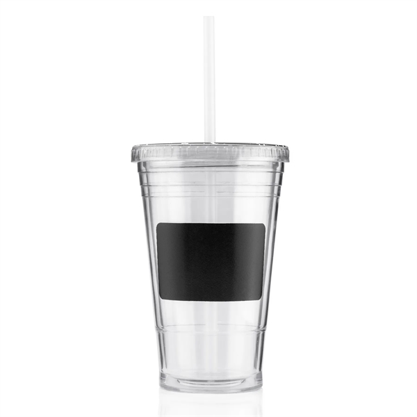 Back to school themed 16 ounce double wall plastic tumbler with... from ASI 57800 Gordon Sinclair / Gordon Sinclair®