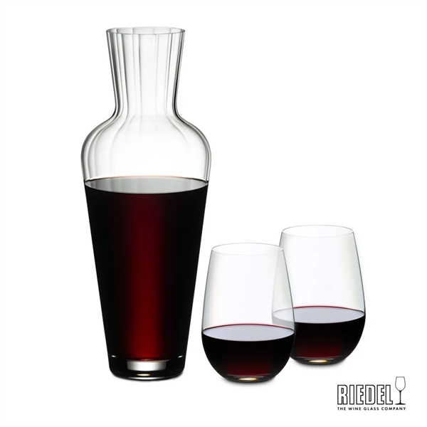 The RIEDEL Mosel Decanter & Oenologue Wine Glasses come together to... from ASI 84592 St Regis Group