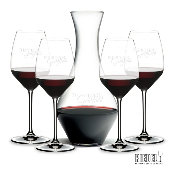 The RIEDEL Merlot Decanter is paired with RIEDEL Extreme Wine Glasses... from ASI 84592 St Regis Group