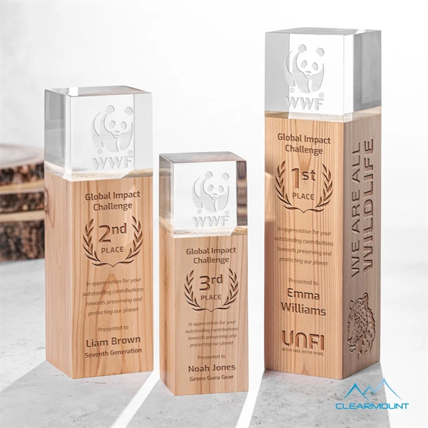 Branche Award is a column award made out of wood with... from ASI 84592 St Regis Group / Clearmount