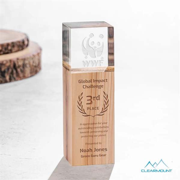 Branche Award is a column award made out of wood with... from ASI 84592 St Regis Group / Clearmount