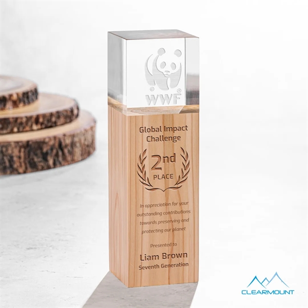 Branche Award is a column award made out of wood with... from ASI 84592 St Regis Group / Clearmount