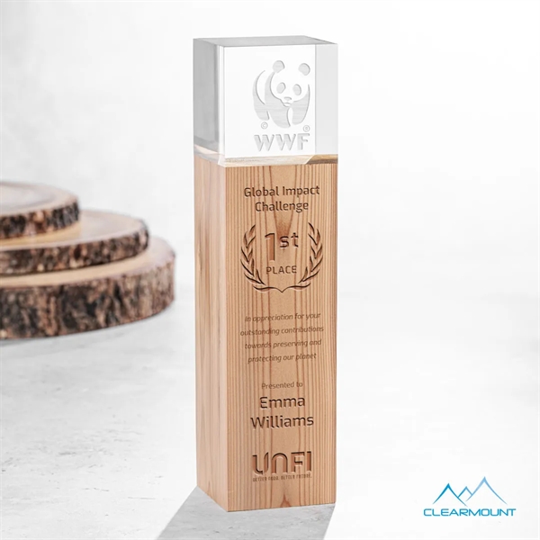 Branche Award is a column award made out of wood with... from ASI 84592 St Regis Group / Clearmount