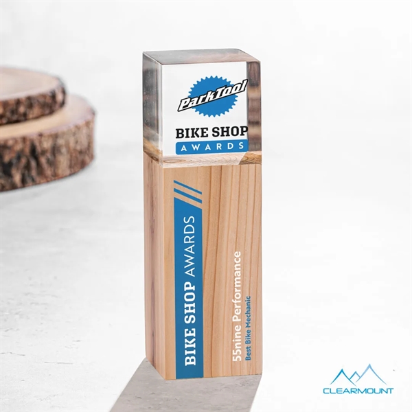 The Branche VividPrint™ Award is a sustainable column award handcrafted out... from ASI 84592 St Regis Group / Clearmount