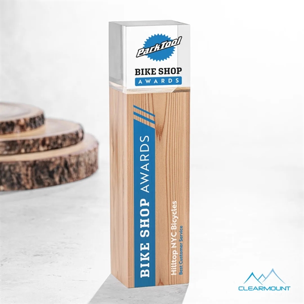 The Branche VividPrint™ Award is a sustainable column award handcrafted out... from ASI 84592 St Regis Group / Clearmount