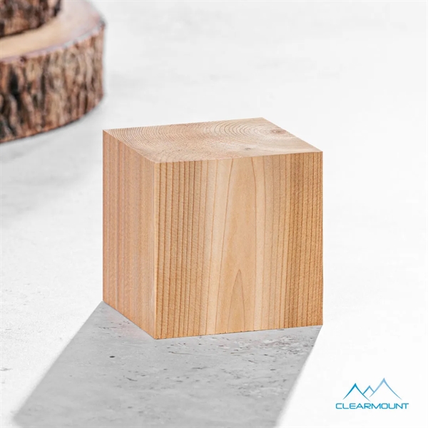 The Feuille Award is a simple wooden cube that has so... from ASI 84592 St Regis Group / Clearmount