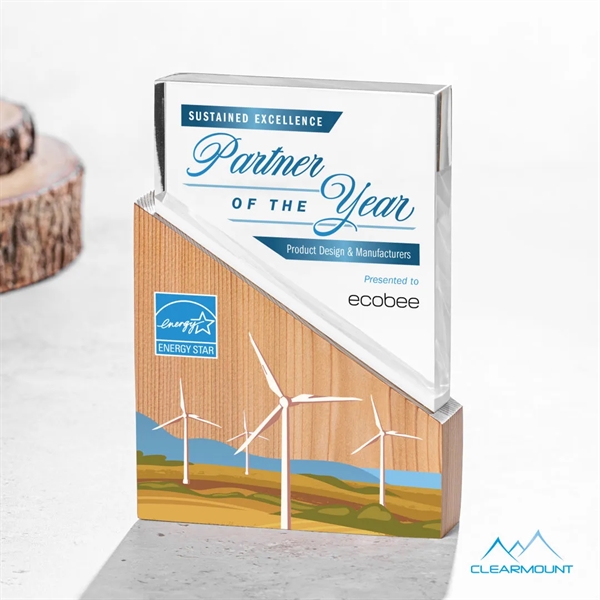 The Rocheux VividPrint™ Award is a custom cut column block handcrafted... from ASI 84592 St Regis Group / Clearmount