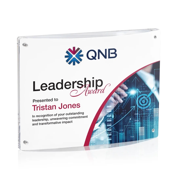 Our modern acrylic Middlebury VividPrint™ Award boasts a double pane of... from ASI 84592 St Regis Group / St Regis