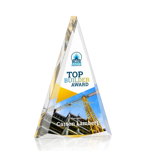 The Shrewsbury VividPrint™ Award is an acrylic pyramid that proclaims its... from ASI 84592 St Regis Group / St Regis