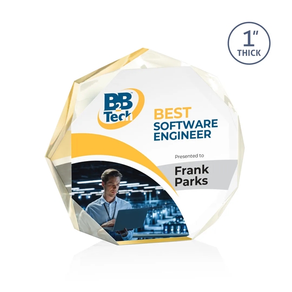 Piedmont VividPrint™ Award - Gold... from ASI 84592 St Regis Group / St Regis