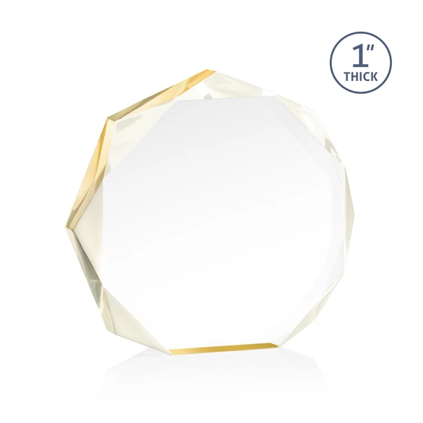 The Piedmont Award is a dynamic freestanding polygon with recessed bevels... from ASI 84592 St Regis Group / St Regis