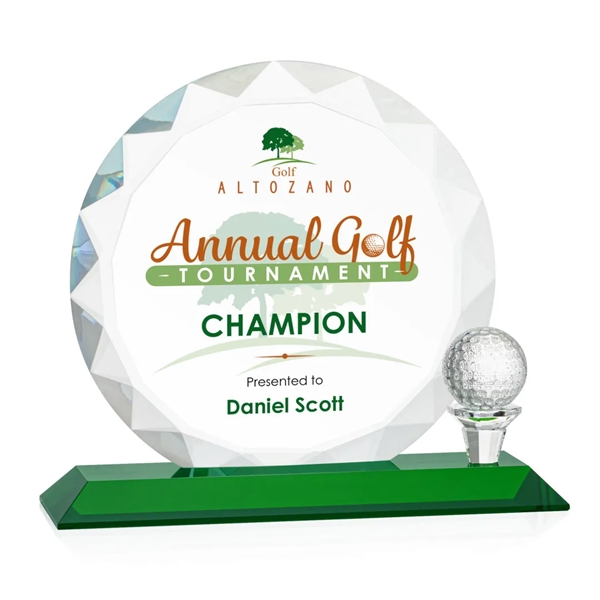 The Starfire Crystal Nashdene VividPrint™ Award features gemstone-like facets and a... from ASI 84592 St Regis Group / St Regis