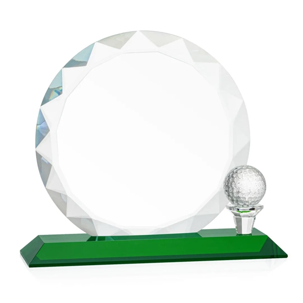 The Starfire Crystal Nashdene VividPrint™ Award features gemstone-like facets and a... from ASI 84592 St Regis Group / St Regis