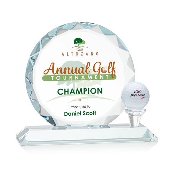 The Starfire Crystal Nashdene VividPrint™ Award features gemstone-like facets and a... from ASI 84592 St Regis Group / St Regis