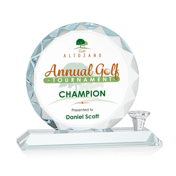 The Starfire Crystal Nashdene VividPrint™ Award features gemstone-like facets and a... from ASI 84592 St Regis Group / St Regis