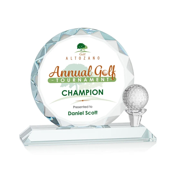 The Starfire Crystal Nashdene VividPrint™ Award features gemstone-like facets and a... from ASI 84592 St Regis Group / St Regis