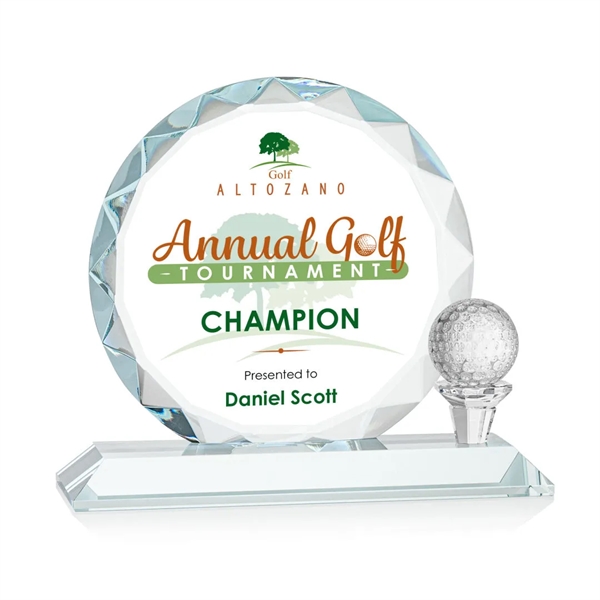 The Starfire Crystal Nashdene VividPrint™ Award features gemstone-like facets and a... from ASI 84592 St Regis Group / St Regis