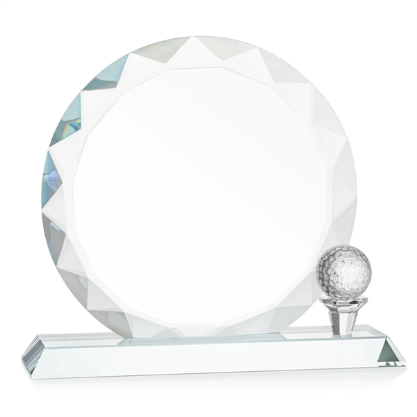 The Starfire Crystal Nashdene VividPrint™ Award features gemstone-like facets and a... from ASI 84592 St Regis Group / St Regis
