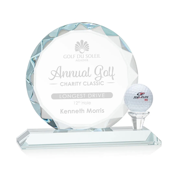 The Starfire Crystal Nashdene Award features gemstone-like facets and a tee... from ASI 84592 St Regis Group / St Regis