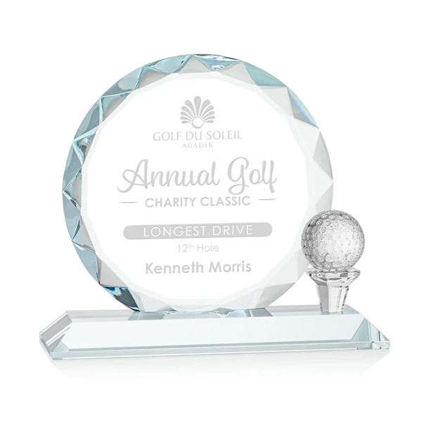 The Starfire Crystal Nashdene Award features gemstone-like facets and a tee... from ASI 84592 St Regis Group / St Regis