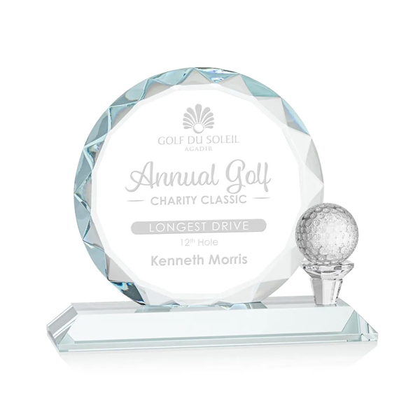 The Starfire Crystal Nashdene Award features gemstone-like facets and a tee... from ASI 84592 St Regis Group / St Regis