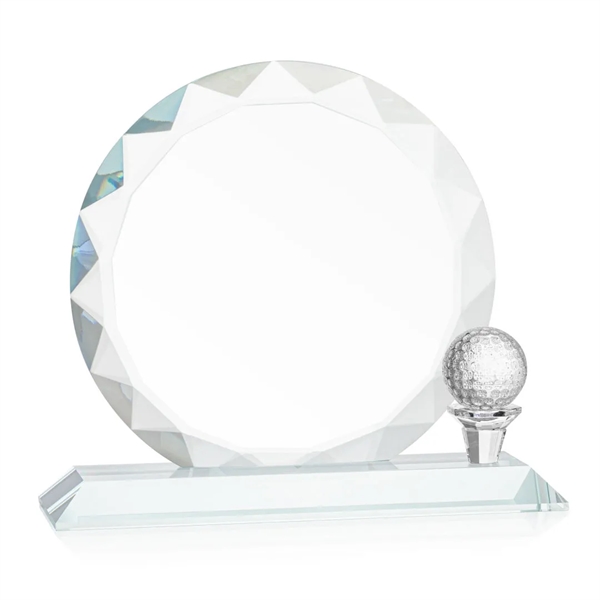 The Starfire Crystal Nashdene Award features gemstone-like facets and a tee... from ASI 84592 St Regis Group / St Regis