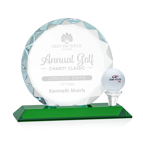 The Starfire Crystal Nashdene Award features gemstone-like facets and a tee... from ASI 84592 St Regis Group / St Regis