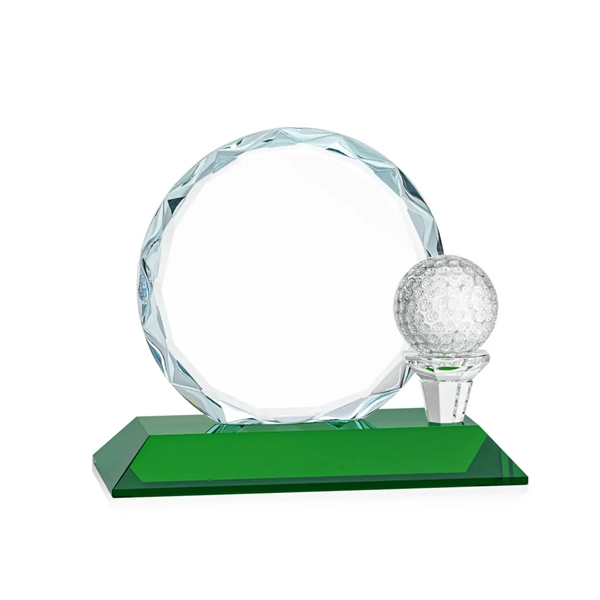 The Starfire Crystal Nashdene Award features gemstone-like facets and a tee... from ASI 84592 St Regis Group / St Regis