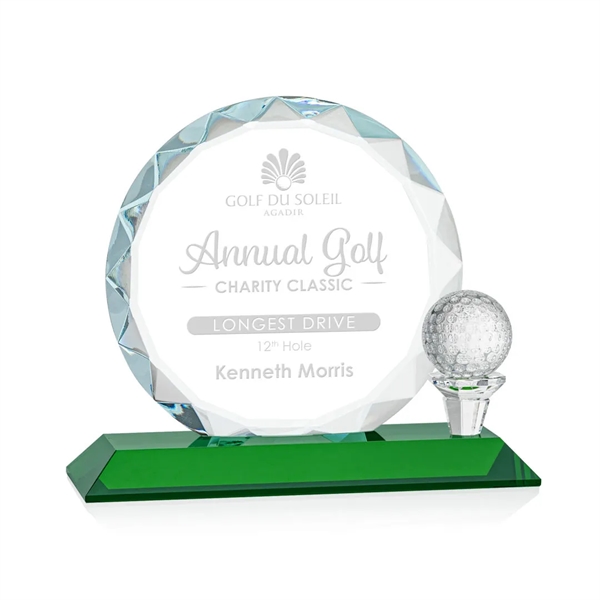 The Starfire Crystal Nashdene Award features gemstone-like facets and a tee... from ASI 84592 St Regis Group / St Regis