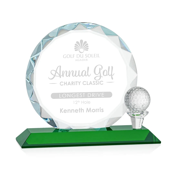 The Starfire Crystal Nashdene Award features gemstone-like facets and a tee... from ASI 84592 St Regis Group / St Regis