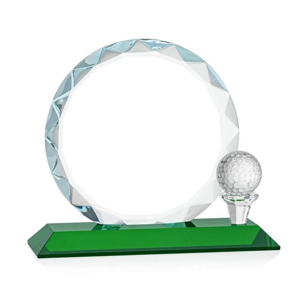 The Starfire Crystal Nashdene Award features gemstone-like facets and a tee... from ASI 84592 St Regis Group / St Regis