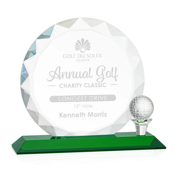 The Starfire Crystal Nashdene Award features gemstone-like facets and a tee... from ASI 84592 St Regis Group / St Regis