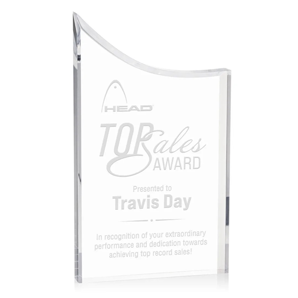 The Chiswick Award is a solid clear acrylic freestanding award that... from ASI 84592 St Regis Group / St Regis