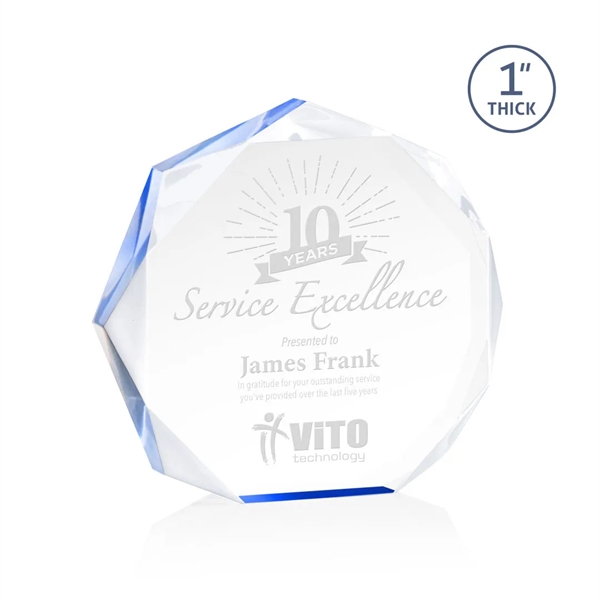 The Piedmont Award is a dynamic freestanding polygon with recessed bevels... from ASI 84592 St Regis Group / St Regis