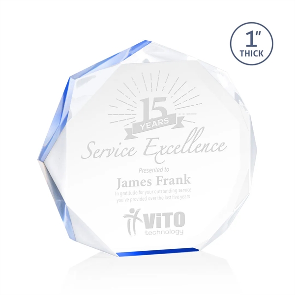 The Piedmont Award is a dynamic freestanding polygon with recessed bevels... from ASI 84592 St Regis Group / St Regis