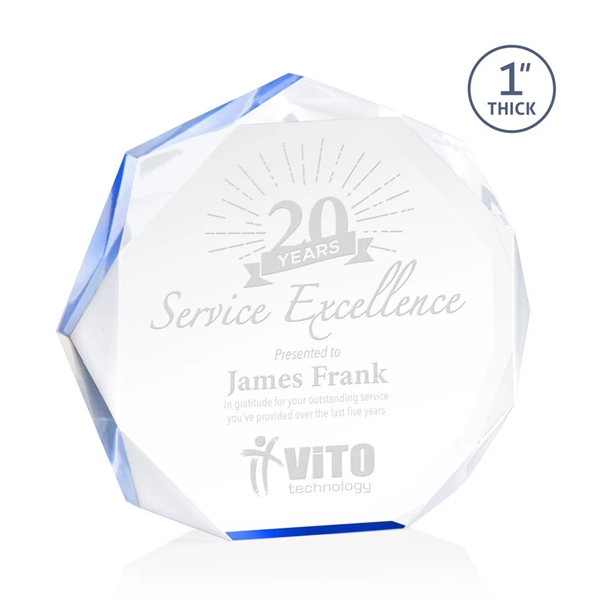 The Piedmont Award is a dynamic freestanding polygon with recessed bevels... from ASI 84592 St Regis Group / St Regis