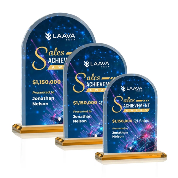 The Magnificent Bridgeport VividPrint™ Award on base features a 0.75" thick... from ASI 84592 St Regis Group / St Regis