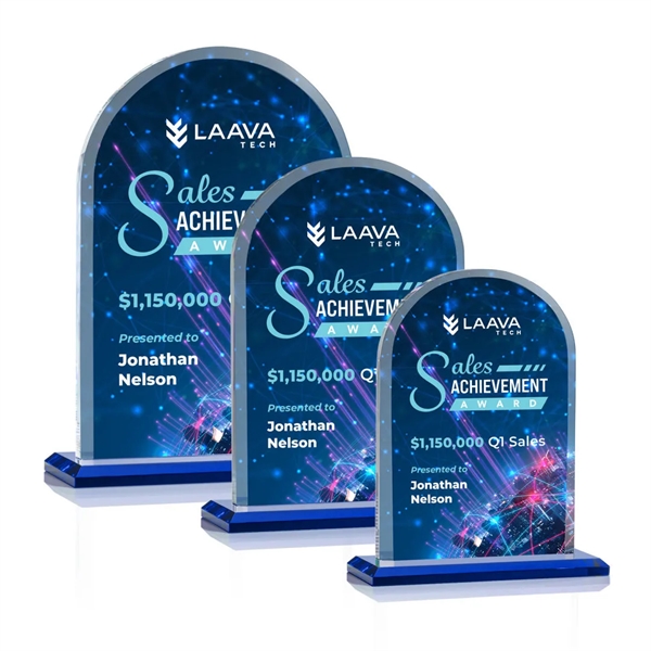 The Magnificent Bridgeport VividPrint™ Award on base features a 0.75" thick... from ASI 84592 St Regis Group / St Regis