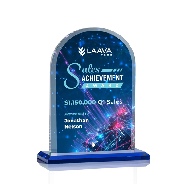 The Magnificent Bridgeport VividPrint™ Award on base features a 0.75" thick... from ASI 84592 St Regis Group / St Regis