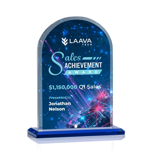 The Magnificent Bridgeport VividPrint™ Award on base features a 0.75" thick... from ASI 84592 St Regis Group / St Regis