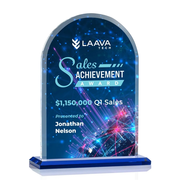 The Magnificent Bridgeport VividPrint™ Award on base features a 0.75" thick... from ASI 84592 St Regis Group / St Regis