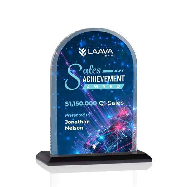The Magnificent Bridgeport VividPrint™ Award on base features a 0.75" thick... from ASI 84592 St Regis Group / St Regis