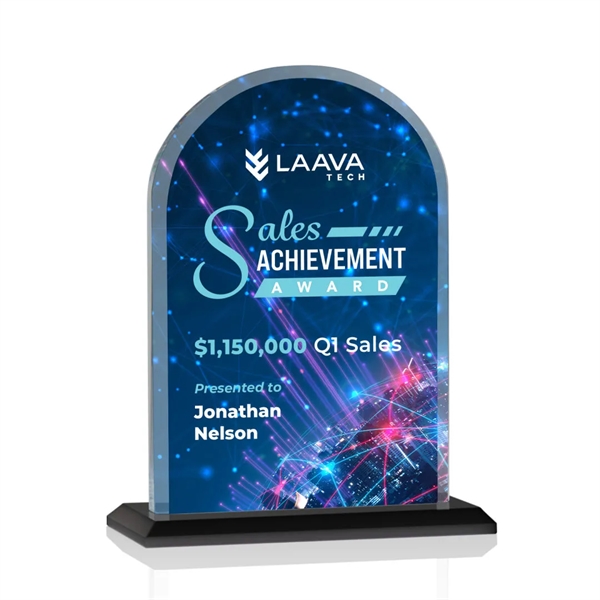 The Magnificent Bridgeport VividPrint™ Award on base features a 0.75" thick... from ASI 84592 St Regis Group / St Regis