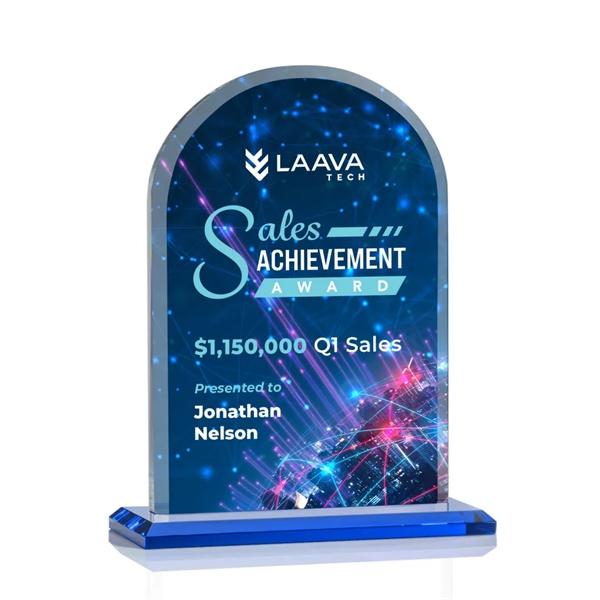 The Magnificent Bridgeport VividPrint™ Award on base features a 0.75" thick... from ASI 84592 St Regis Group / St Regis