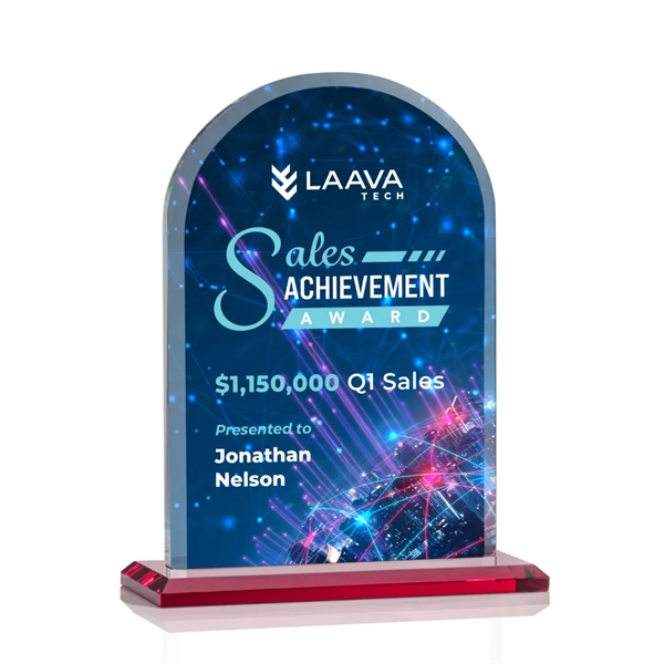 The Magnificent Bridgeport VividPrint™ Award on base features a 0.75" thick... from ASI 84592 St Regis Group / St Regis