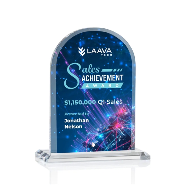 The Magnificent Bridgeport VividPrint™ Award on base features a 0.75" thick... from ASI 84592 St Regis Group / St Regis